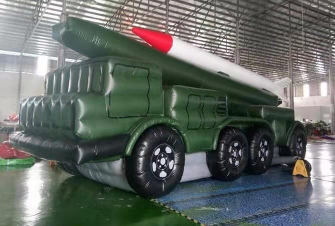 蕉城充气导弹发射车